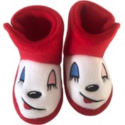 Resim Pomidik Unisex Çocuk Kırmızı Emojili Panduf 