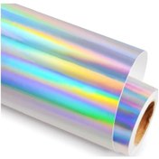 Resim Esemiz Hologram Araç Motosiklet Kaplama Folyosu 20cmx152cm 