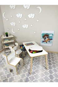 Resim MİRACLE 3D Çocuk Oyun Etkinlik Çalışma Masası Aktivite Masası 