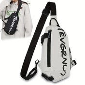 Resim Şık Unisex Sling Bag - Üçgen Omuz Çantası, Göğüs Kılıfı, Taşınabilir ve Saklamak Kolay, Açık Hava Aktiviteleri, Tatil Seyahati, İşe Giderken ve Sokak Giyiminde İdeal, Mükemmel Tatil Hediyesi, Seyahat Gereksinimleri | Şehir Modası | Ayarlanabilir Askı 