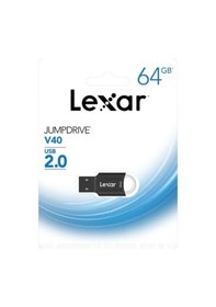 Resim Lexar 64GB LJDV40-64GAB JumpDrive V40 USB 2.0 Flash Bellek 