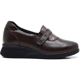 Resim King Paolo G5150 Xl Karamel Komfort - Kahverengi - Kadın Ayakkabı Kahverengi 