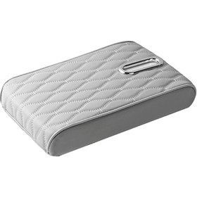 Resim Youmex Evrensel Araç Konsol Pedi - Dokulu Pu Deri Ve Hafızalı Köpük İle Rahatlık Gri 