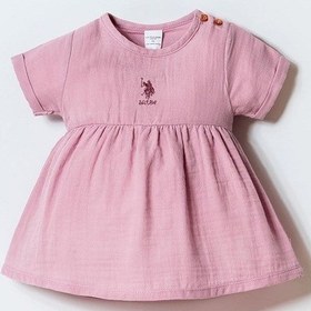 Resim U.S. Polo Assn. U.s. Polo Assn Kız Bebek Elbise Lila-2524 