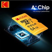 Resim Kodak Micro Sd 32gb 64gb Memori Hafıza Kartı C10 Tf Microsd Kartları Sdxc 12 32gb 