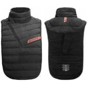 Resim Motosiklet Boyun Rüzgar Koruma Uzun Hi-tech 600d Oxford Kumaş Motor Göğüs Yağmur Koruma Siyah 