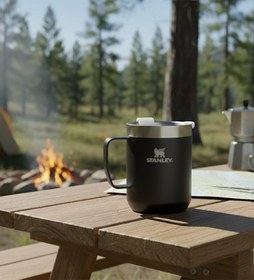 Resim Stanley Siyah Kamp Kupası Classic Legendary 0.23L 