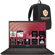 Resim MSI Commercial 14 H i7 13700H 64GB 1TB SSD 14\ WUXGA W11P Taşınabilir Bilgisayar & ÇANTA 