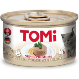 Resim Tomi Superpremium Tavuklu Tahılsız Konserve Yavru Kedi Maması 85 G 