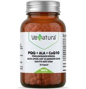Resim Venatura Pqq+Ala+Coq10 Pirolokinolin Kinon Alfa Lipoik Asit ve Koenzim Q10 30 Kapsül 