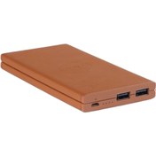 Resim SWORD SW08 Wireless Kablosuz Uyumlu Powerbank 5W 8000 mAh Kahve 