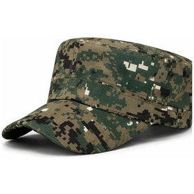 Resim Valkyrie Dijital Kamuflaj Şapka Ayarlanabilir Unisex Askeri Kep Outdoor Kamp Balıkçı Şapkası E Kamuflaj 
