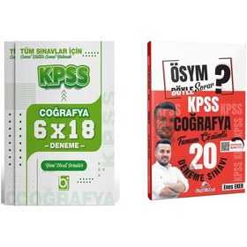 Resim 2026 Kpss Coğrafya Tamamı Pdf Çözümlü 20 + 5 Deneme Sınavı Seti 2 Kitap Enes Eker Dizgi Kitap Ve Bigelio Yayıncılık 