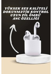 Resim 7 Kordonlu Akıllı Saat Ve 2.nesil Kulaklık Yüksek Ses Kaliteli Uzun Pil Ömrü 