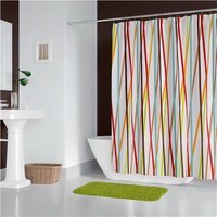 Resim Afeks Home 180x200 cm Polyester Baskılı Banyo Perdesi (AFEKSHOME.10003) 