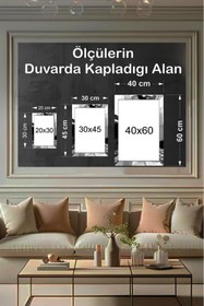 Resim YOKTAYOK Pleksi Çerçeveli Botanik Pastel Tablo 3lü 
