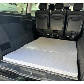 Resim Vip Home Concept Araç Yatağı Sünger Katlanabilir Oto Yatağı Üniversal 120x180x6 cm-Tesla Ve Birçok Modele Uygun-GRİ 
