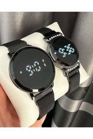 Resim Spectrum Led Çift Kol Saatleri Sevgili Saati Dokunmatik Ekranlı Saat 