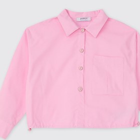 Resim Panço Kız Çocuk Pembe Gömlek 