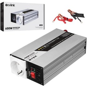 Resim S-Link SL-600W Dc12v-Ac230v 600w İnverter 