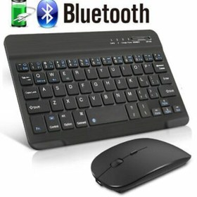 Resim DUHALINE Philips M10 Pro 10.1" Tablet İçin Uyumlu Slim Şarjlı Bluetooth Klavye ve Mouse Seti 