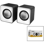 Resim Snopy Sn-66 Beyaz Usb 2.0 Multimedya 1+1 Hoparlör Speaker Set 6w Standart 