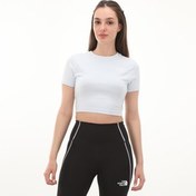 Resim The North Face W S-S Essentıal Cropped Slım Tee Kadın T-Shirt Mavi 