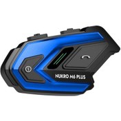 Resim Nukrotech M6 Plus Bluetooth İntercom Mavi 