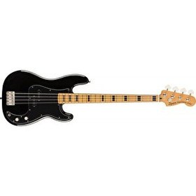 Resim Squier Classic Vibe 70s Precision Bass Akçaağaç Klavye Black Bas Gitar 