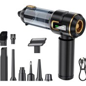 Resim Üflemeli Kablosuz Elektrikli Süpürge 