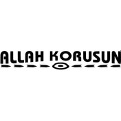 Resim Genel Markalar Allah Korusun Sticker Oto Motor Laptop Duvar Folyo Sticker 40x8 cm 