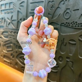 Resim Silver1 Yeni Sevimli Çizgi Film Işıklı Işık Kulomi Büyük Kulak Köpek Hediye Kutusu Anahtarlık Araba Okul Çantası Dıy Kolye Hediye (Yurt Dışından) 