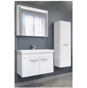 Resim Mauna 80 Cm Banyo Dolabı-Beyaz (Boy Dolap Hariç ) 