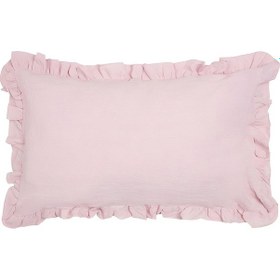 Resim %100 Pamuk Saten Yastık Kılıfı 2 Li Set Pembe 