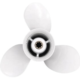 Resim Skyeyyt 63V-45952-00 Yamaha Için 9.9hp 15HP Motor 9 1/4X10-J 3blades 63V-45952-00-EL Parçaları Değiştirir (Yurt Dışından) 