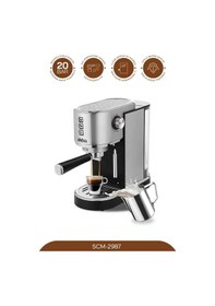 Resim Sinbo Scm-2987 Espresso Kahve Makinesi Gri 