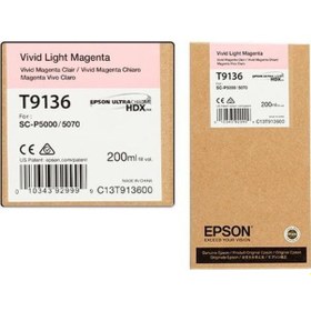 Resim Epson T9136 C13T913600 Açık Kırmızı Kartuş 
