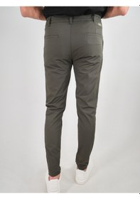 Resim Genie Man Yan Cep Beli Lastikli İnce Haki Jogger Pantolon Haki 