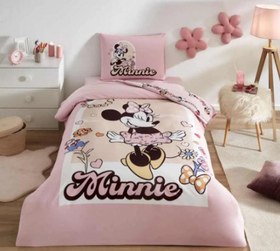 Resim Özdilek Mınnıe Garden Tek Kişilik Disney Nevresim Takımı Pembe 