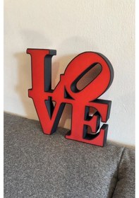 Resim Love Tasarımlı Gece Lambası Çok Renkli 