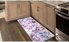 Resim Colorix Carpet Kaymaz Taban Tezgah Önü Mutfak Paspası 75x150 Cm No: 184 