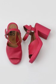 Resim Bueno Shoes Fuşya Deri Kadın Topuklu Sandalet 01wy12303 