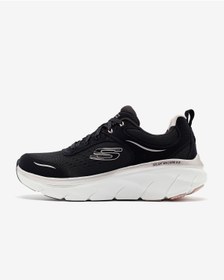 Resim Skechers D'lux Walker 2.0 - Gradient Glam Kadın Siyah Spor Ayakkabı 150103 Bkrg 