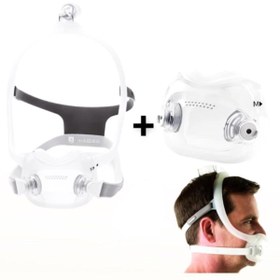 Resim Philips Respironics Dreamwear Full Face Cpap Maskesi + Yedek Silikon 
