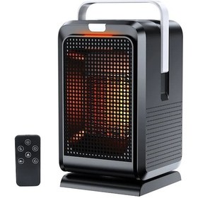 Resim Jialan 1000 W Taşınabilir Masaüstü Elektrikli Isıtıcı Fan 