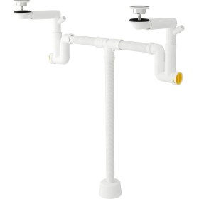 Resim Çift Gözlü Lavabo Sifonu 