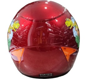 Resim Mts SY118 Çocuk Kaskı Dino Kırmızı 