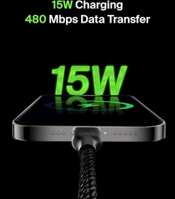 Resim Belkin Örgülü USB-C Kablosu ,Boost Charge USB-C-USB Kablosu, Note10, S10, Pixel 4, iPad Pro, Nintendo Switch uyumlu USB C Tipi Kablosu, 1m, Siyah ,CAB002bt1MBK 