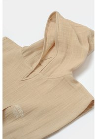 Resim Organik Kapüşonlu Plaj Havlusu Csym7056 