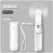 Resim BENİMOLMALI El Vantilatör Şarjlı 4500mah Taşınabilir Mini Soğutucu Fan, Powerbank, Led Fener Bir Arada 